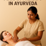 Marma Therapy session at Greenwich Ayurveda Hospital performed by an Ayurvedic therapist for energy balance and relaxation.